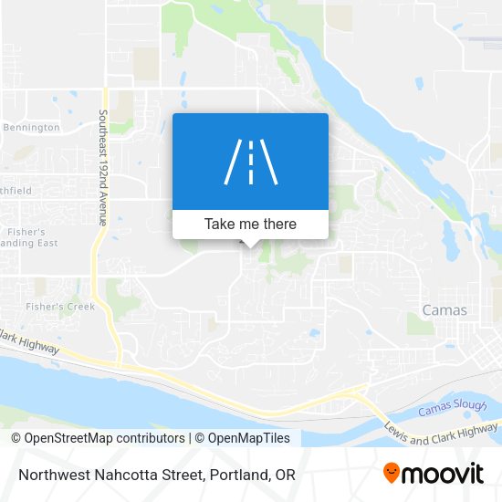 Mapa de Northwest Nahcotta Street