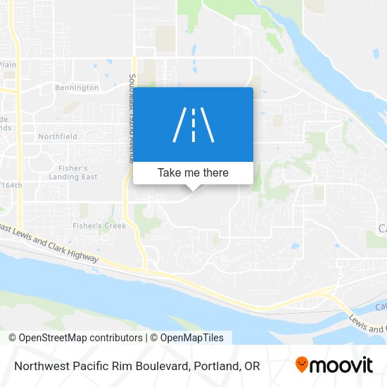 Northwest Pacific Rim Boulevard map