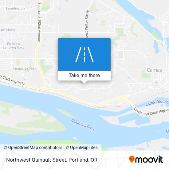 Northwest Quinault Street map