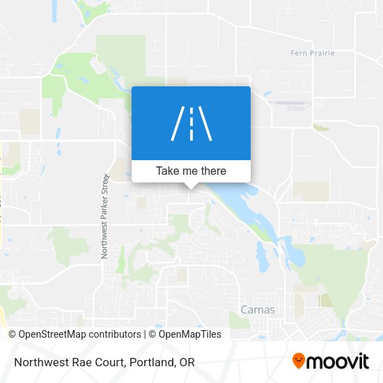 Mapa de Northwest Rae Court