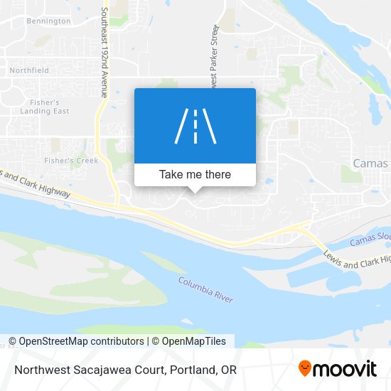 Northwest Sacajawea Court map