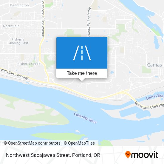 Mapa de Northwest Sacajawea Street