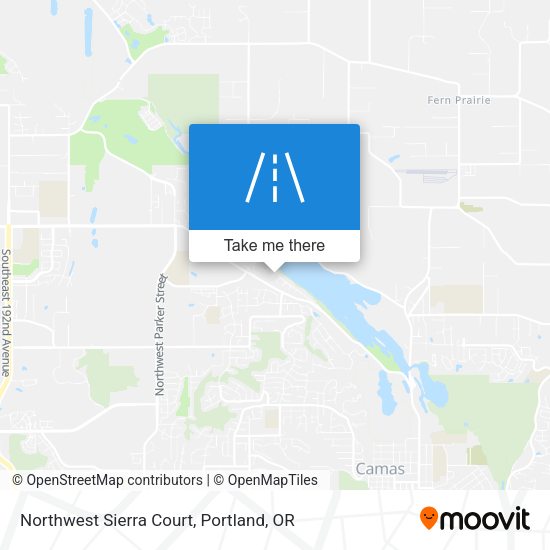 Northwest Sierra Court map