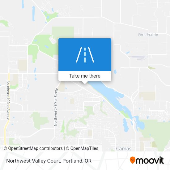 Northwest Valley Court map