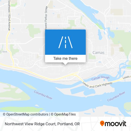 Mapa de Northwest View Ridge Court