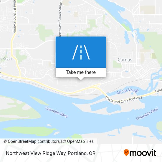 Northwest View Ridge Way map