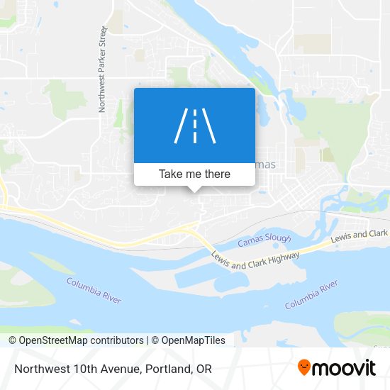 Mapa de Northwest 10th Avenue