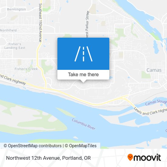 Mapa de Northwest 12th Avenue