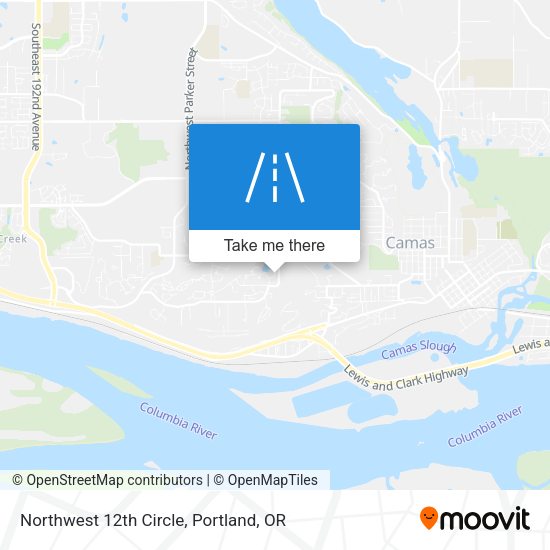 Northwest 12th Circle map