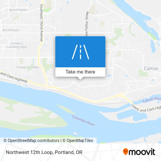 Northwest 12th Loop map
