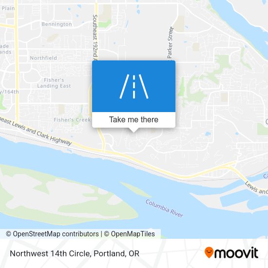 Mapa de Northwest 14th Circle