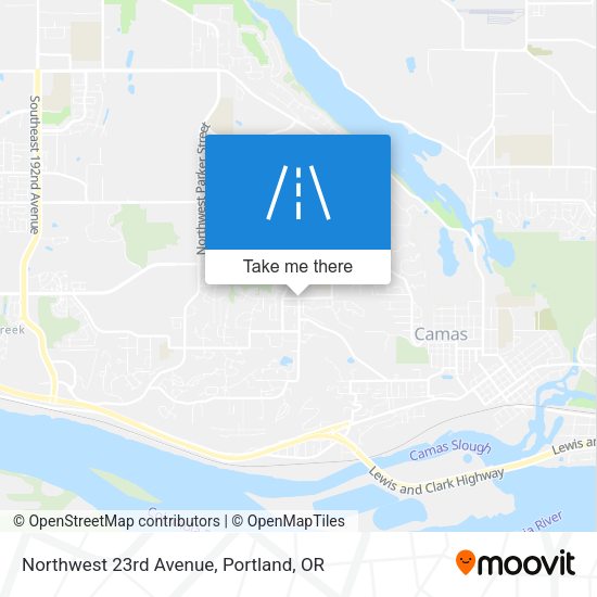 Mapa de Northwest 23rd Avenue