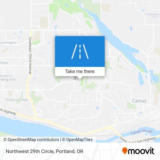Northwest 29th Circle map