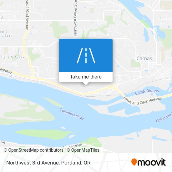 Mapa de Northwest 3rd Avenue