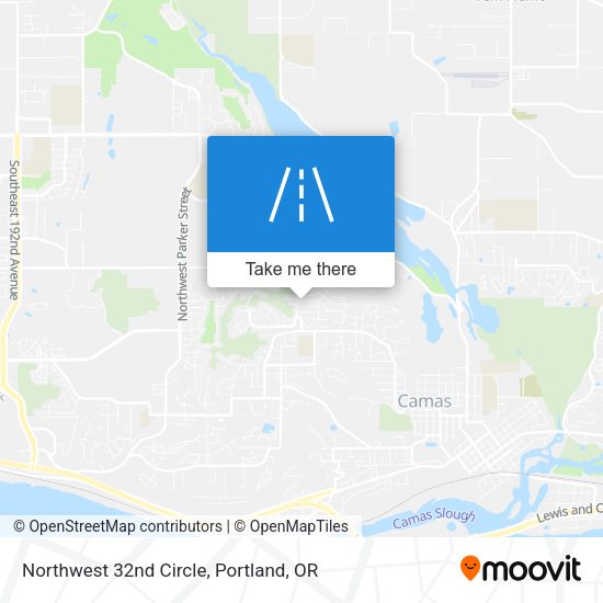 Mapa de Northwest 32nd Circle