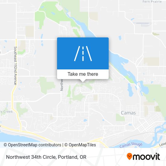 Mapa de Northwest 34th Circle