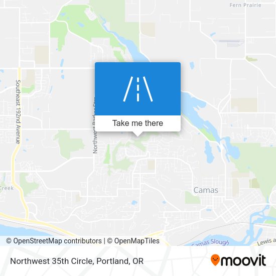 Mapa de Northwest 35th Circle