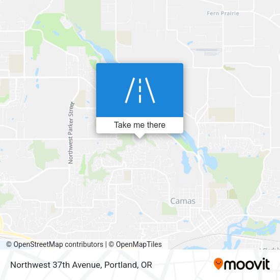 Mapa de Northwest 37th Avenue