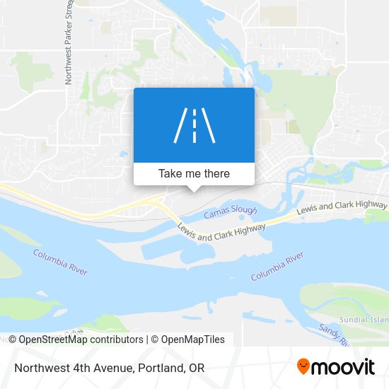 Mapa de Northwest 4th Avenue