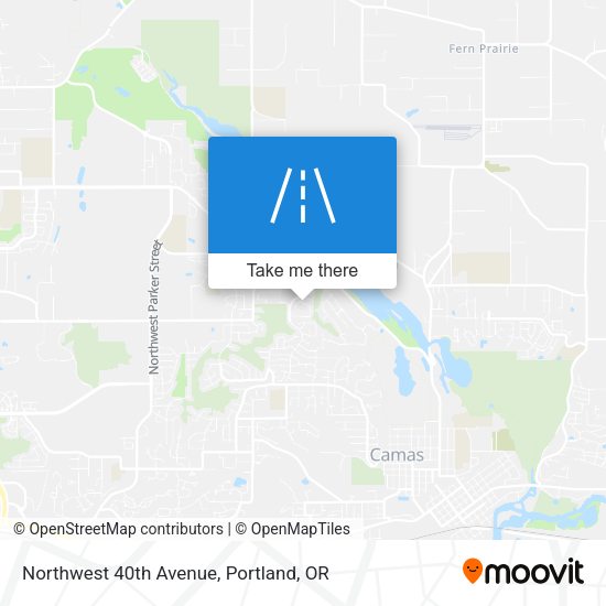 Northwest 40th Avenue map