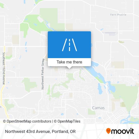 Mapa de Northwest 43rd Avenue