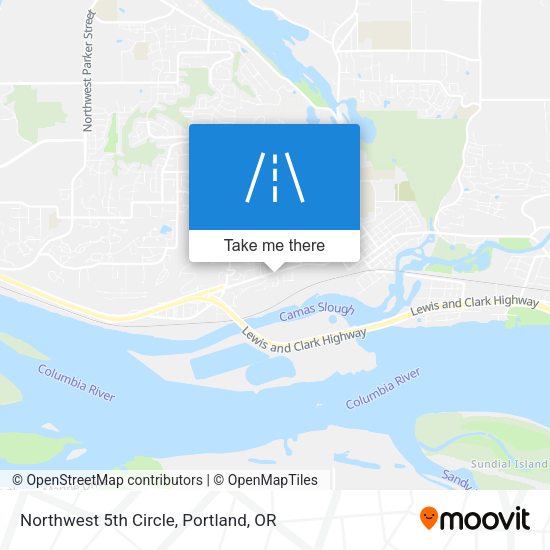 Mapa de Northwest 5th Circle