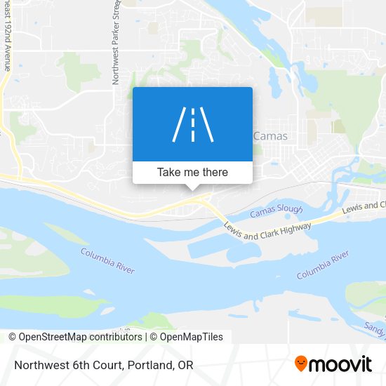 Northwest 6th Court map