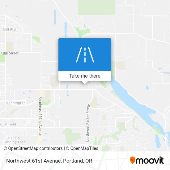 Mapa de Northwest 61st Avenue