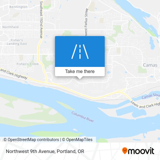Northwest 9th Avenue map