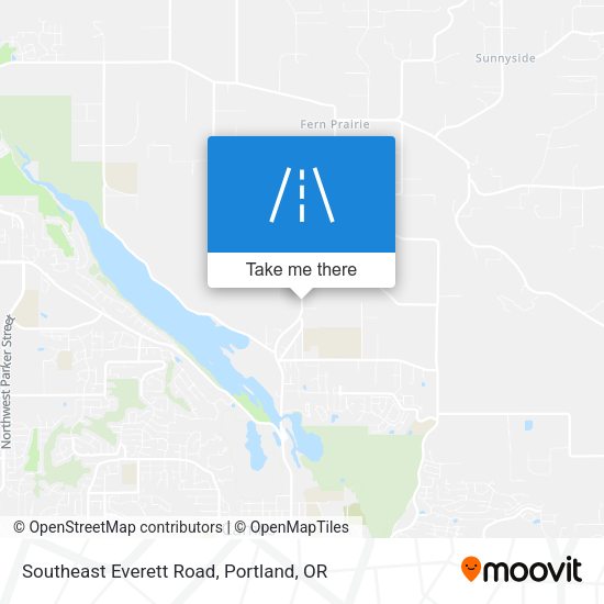 Southeast Everett Road map