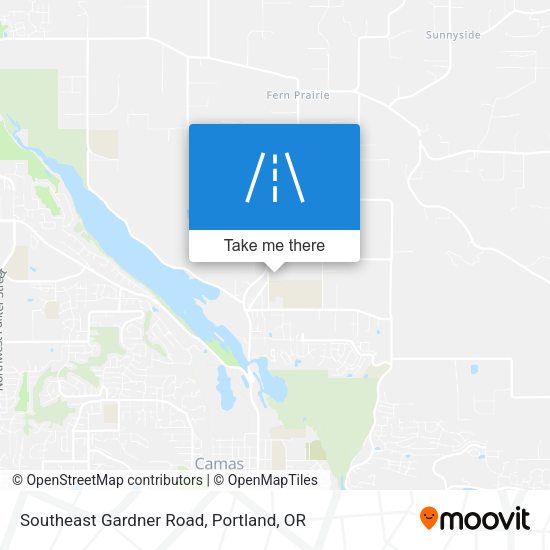 Southeast Gardner Road map