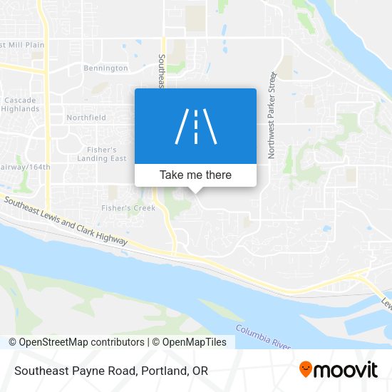 Southeast Payne Road map