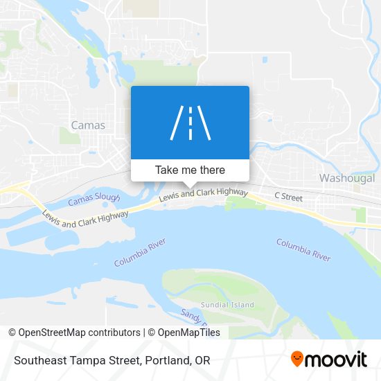 Mapa de Southeast Tampa Street