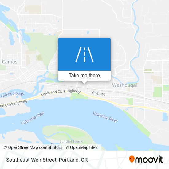 Southeast Weir Street map