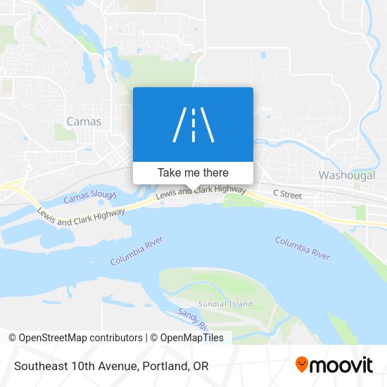 Mapa de Southeast 10th Avenue