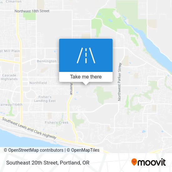 Mapa de Southeast 20th Street