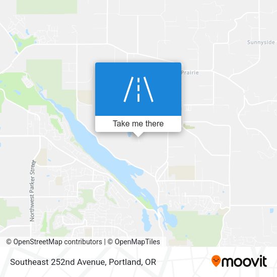 Southeast 252nd Avenue map