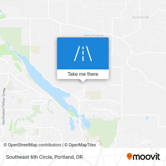 Mapa de Southeast 6th Circle
