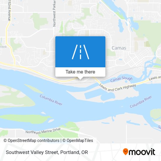 Southwest Valley Street map