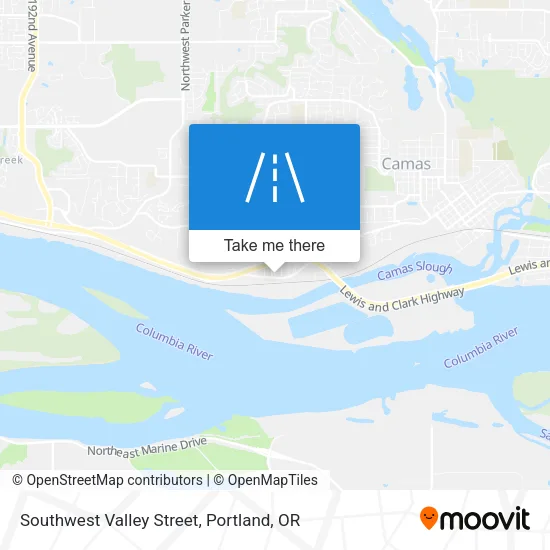 Southwest Valley Street map