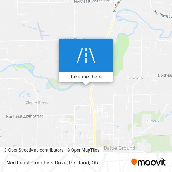 Mapa de Northeast Gren Fels Drive