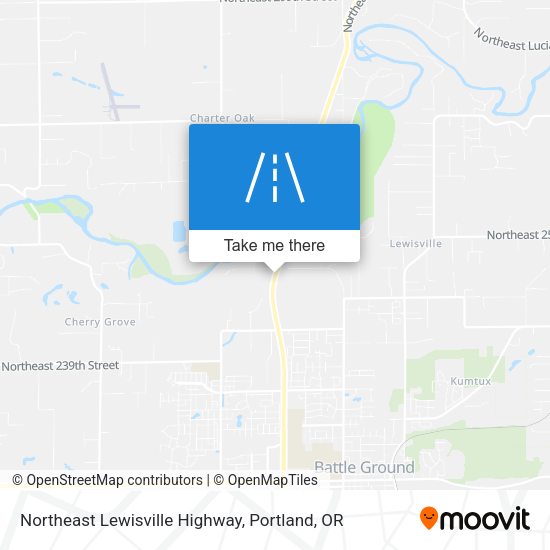 Mapa de Northeast Lewisville Highway