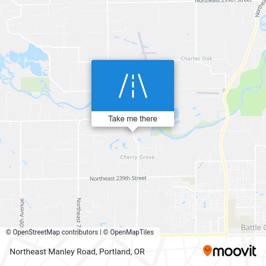 Northeast Manley Road map