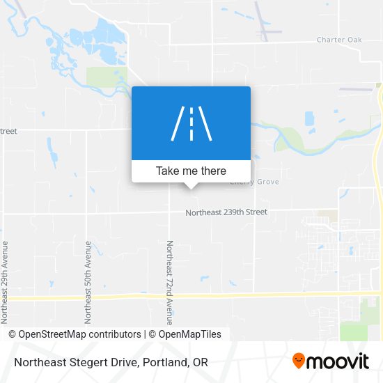 Northeast Stegert Drive map