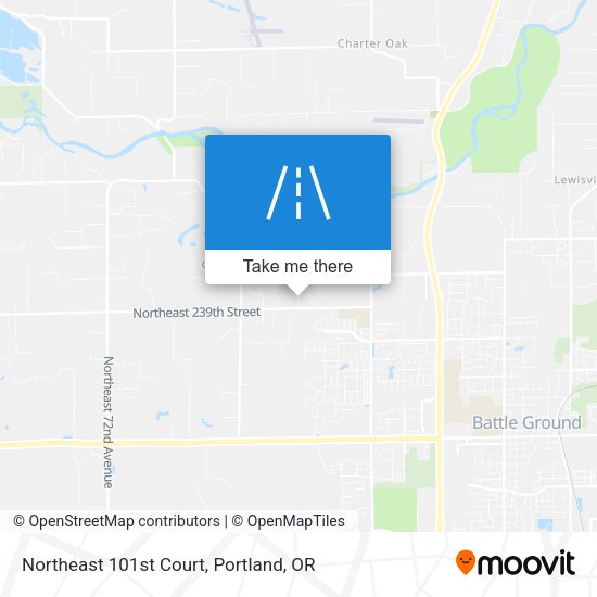 Mapa de Northeast 101st Court