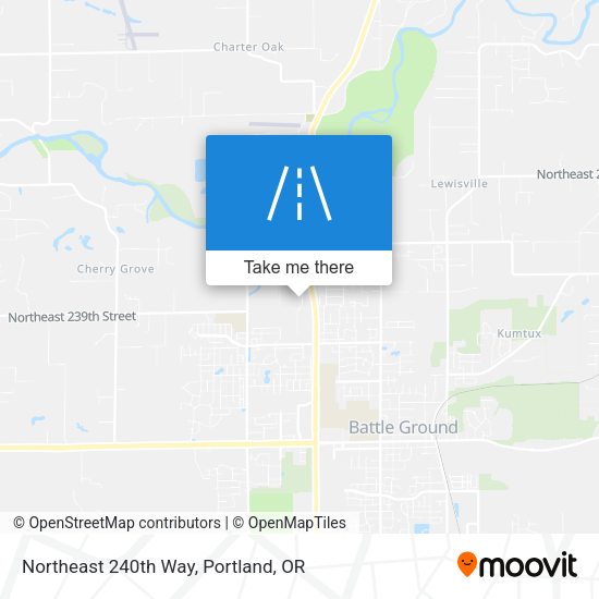 Northeast 240th Way map