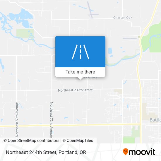 Mapa de Northeast 244th Street