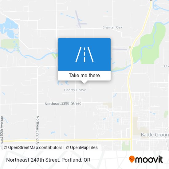 Northeast 249th Street map