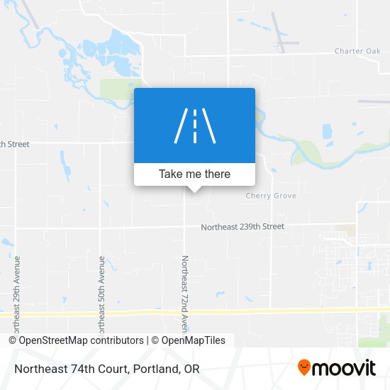 Mapa de Northeast 74th Court