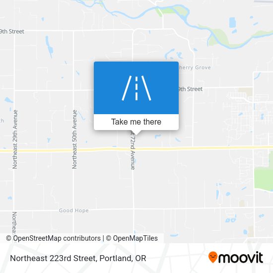 Mapa de Northeast 223rd Street